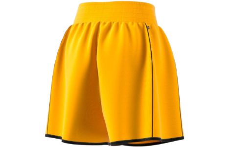 (WMNS) adidas Boxing Shorts 'Yellow' IC8508 sold by KicksCrew