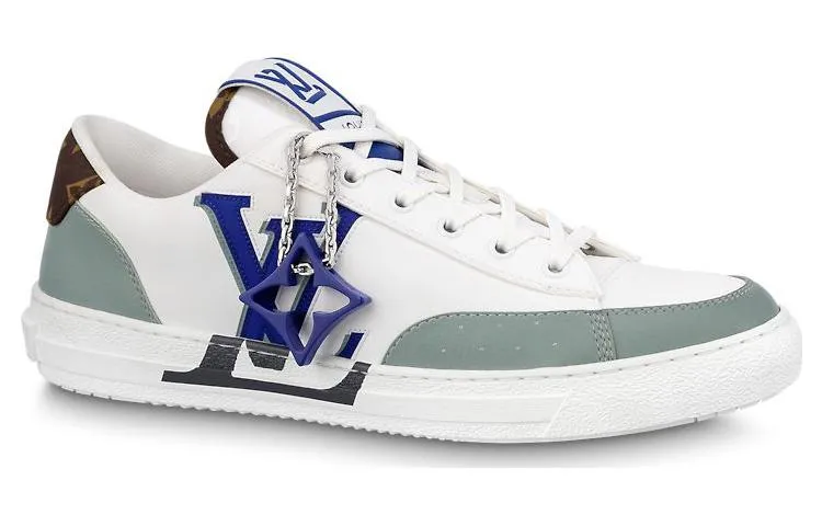 LOUIS VUITTON Charlie Sneakers 'White Green Blue' 1ABYVX sold by KicksCrew product image thumbnail 2