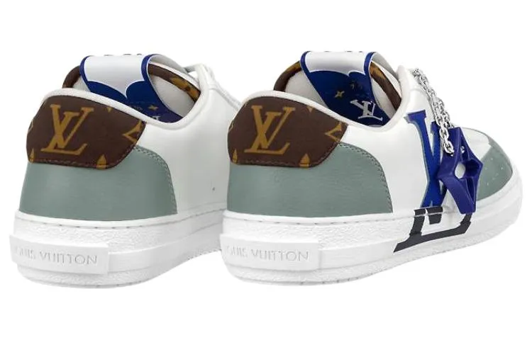 LOUIS VUITTON Charlie Sneakers 'White Green Blue' 1ABYVX sold by KicksCrew product image thumbnail 4