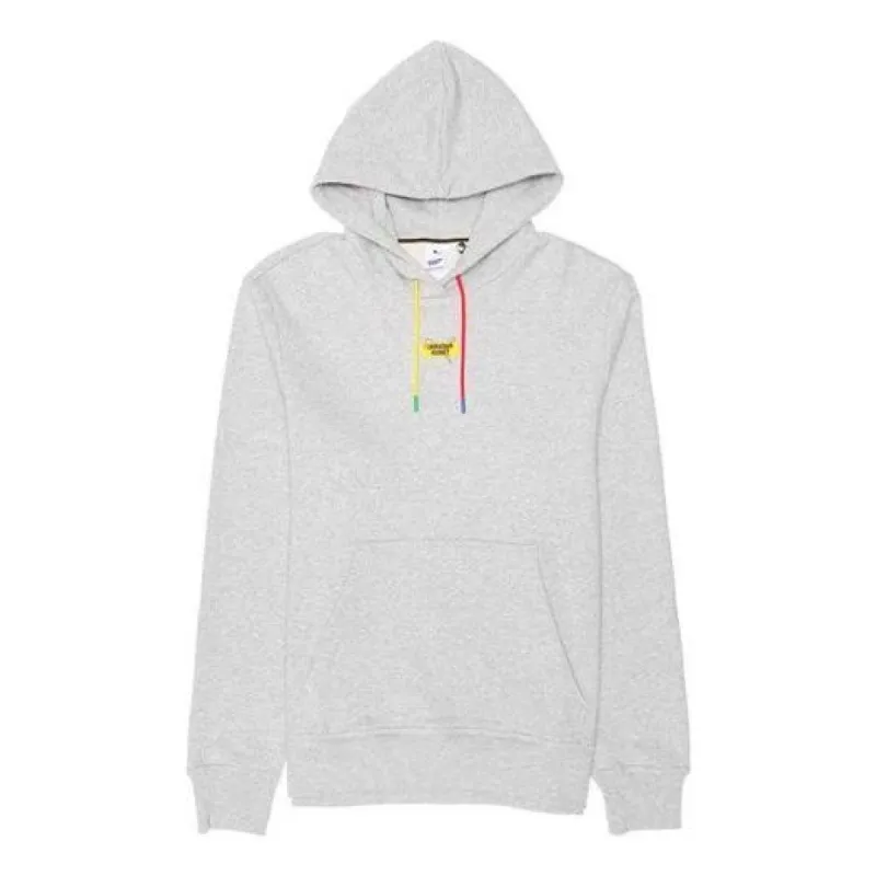 Puma x Chinatown Market Hoodie 'Grey Yellow' 595625-04 sold by KicksCrew