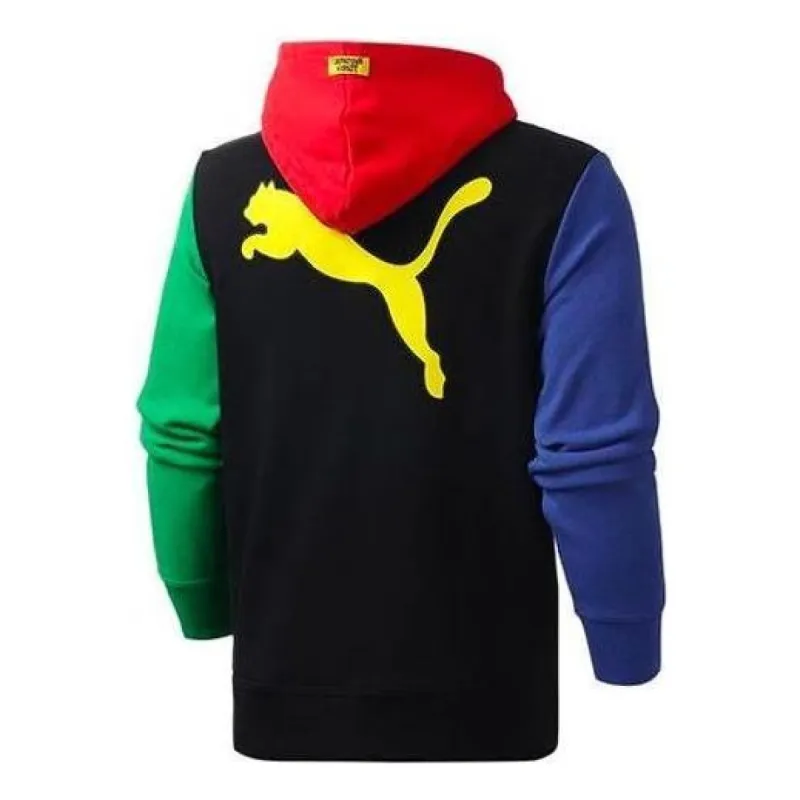 Puma x Chinatown Market Hoodie 'Black Yellow Purple Green Red' 595625-01 sold by KicksCrew