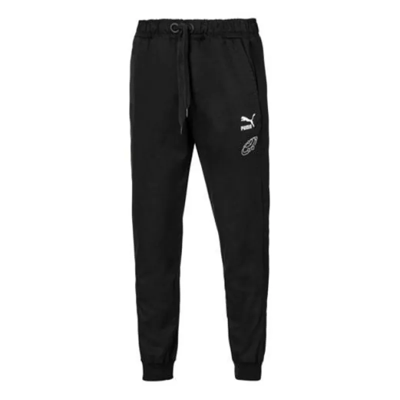 Puma x Tyakasha Track Pants 'Black White' 595560-01 sold by KicksCrew