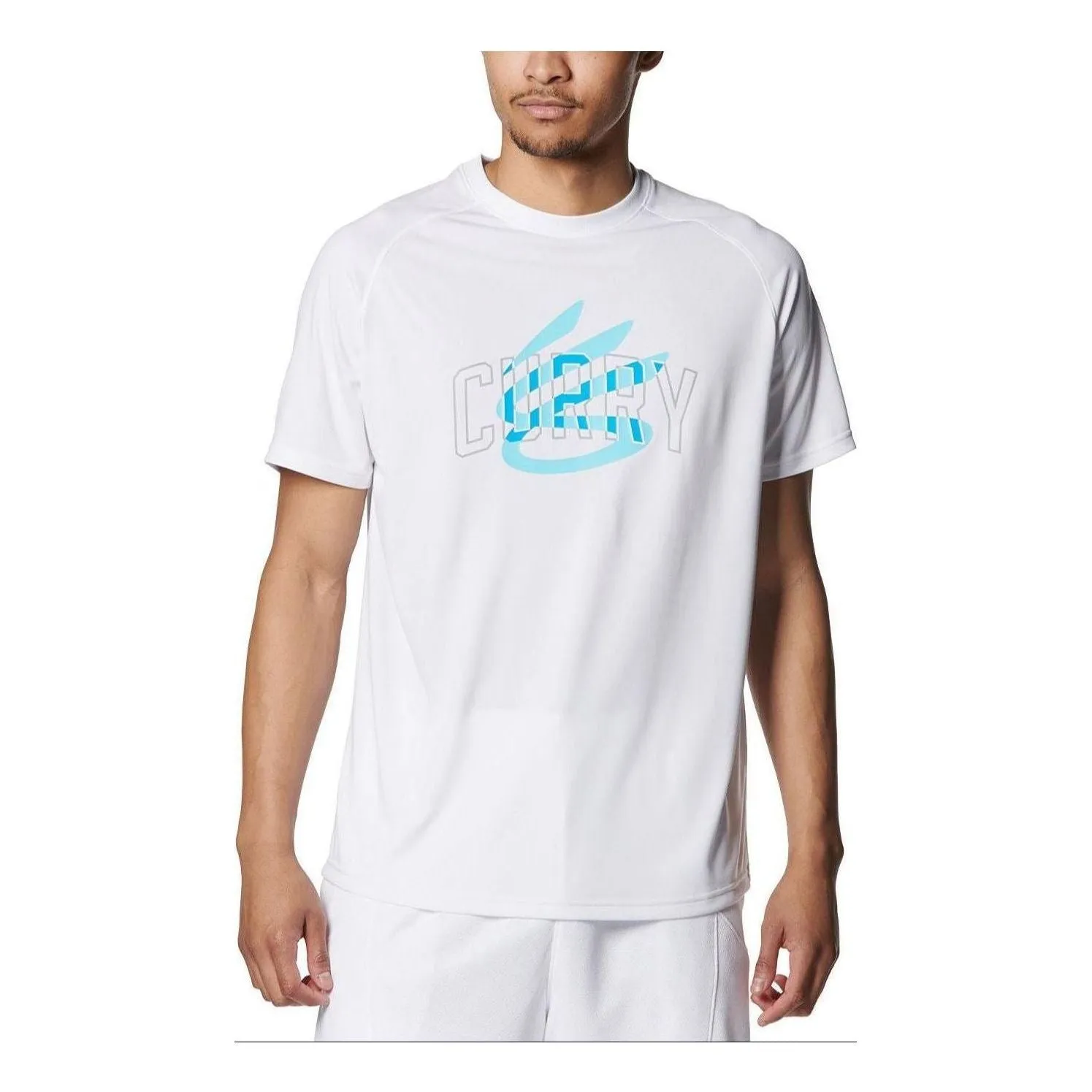 Under Armour Curry Logo T-shirt 'White' 1387586-100 sold by KicksCrew