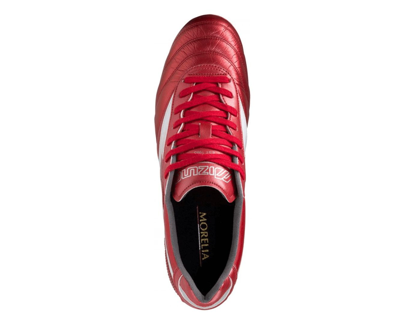 Mizuno Morelia II Elite MD 'Risk Red White' P1GA221260 sold by KicksCrew product image thumbnail 2