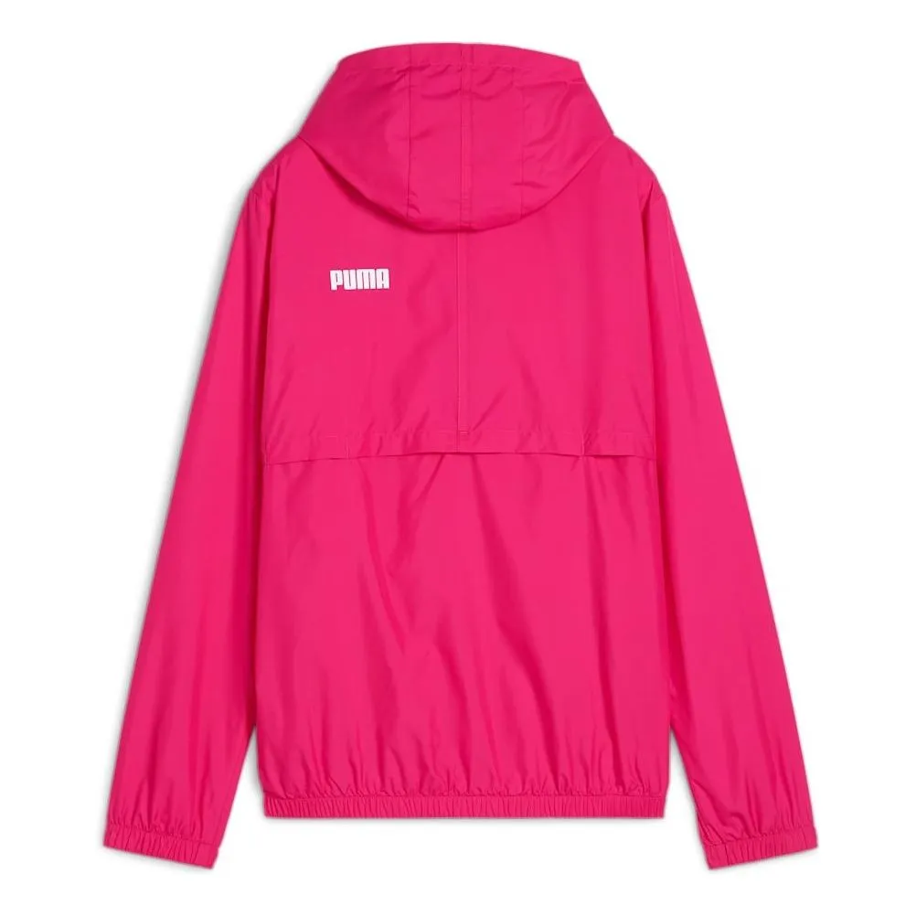 (WMNS) PUMA Essentials Solid Windbreaker Jacket 'Hot Pink' 847494-48 sold by KicksCrew product image thumbnail 2