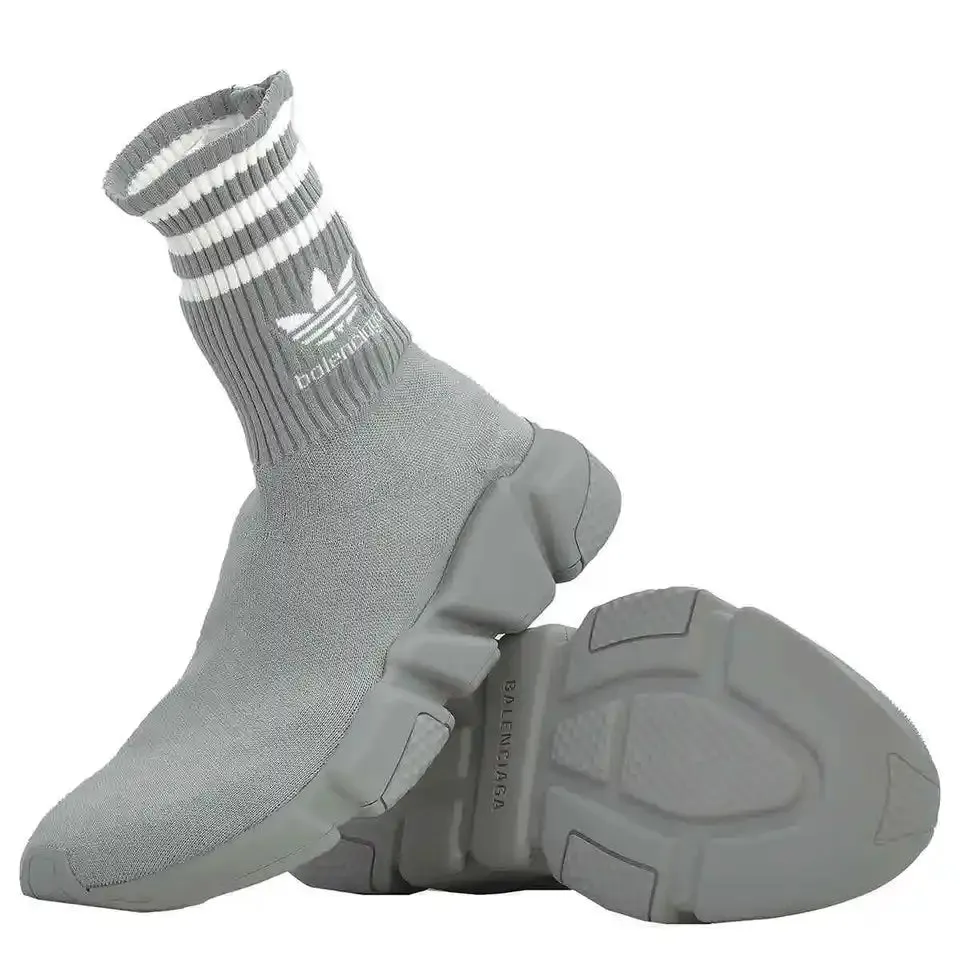 (WMNS) Balenciaga x adidas originals Speed 1.0 Sneakers 'Grey' 717589WBDV11590 sold by KicksCrew product image thumbnail 5