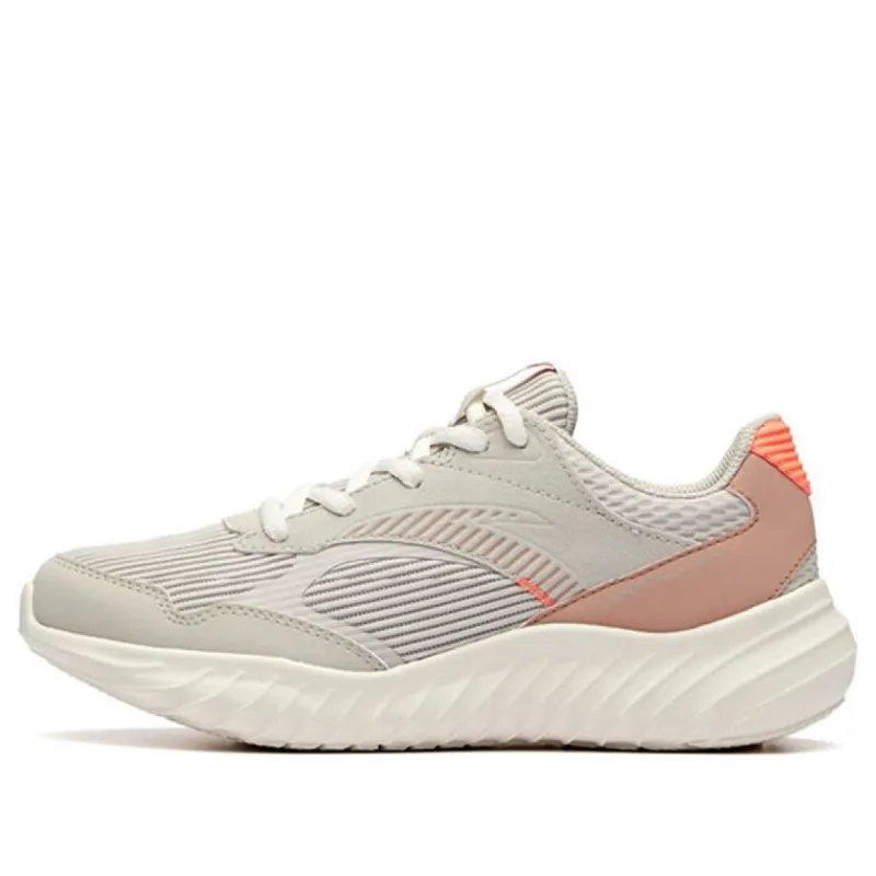 (WMNS) ANTA Running Series Sneakers 'Grey White Orange' 12915570-7 sold by KicksCrew