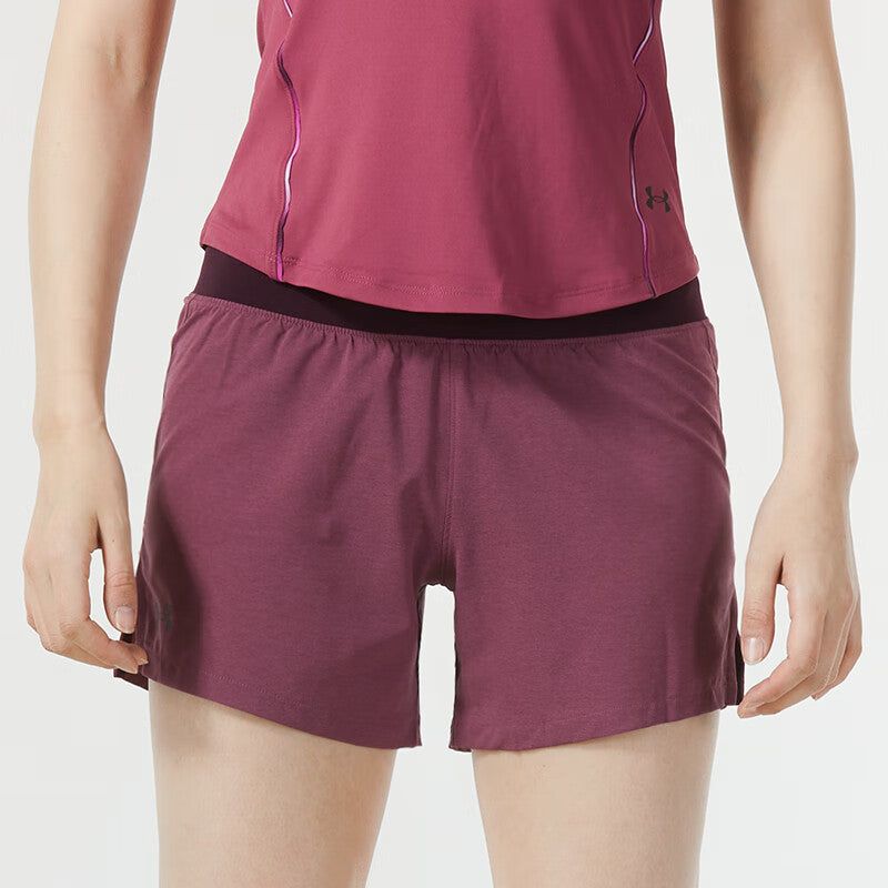 (WMNS) Under Armour 5 Launch Shorts 'Red' 1342841-678 sold by KicksCrew product image thumbnail 3