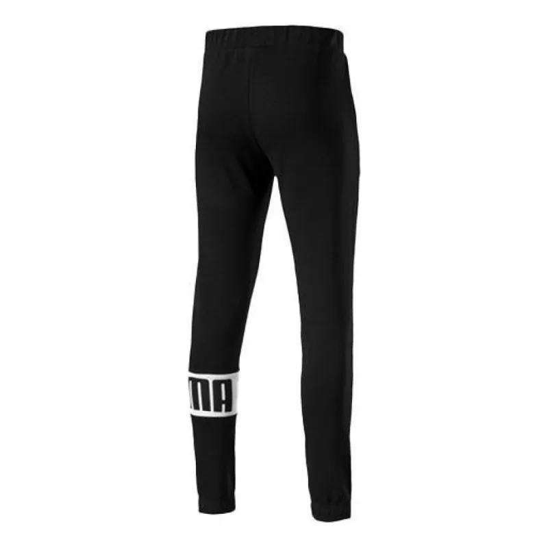 Puma Rebel Sweatpants 'Black White' 594582-01 sold by KicksCrew