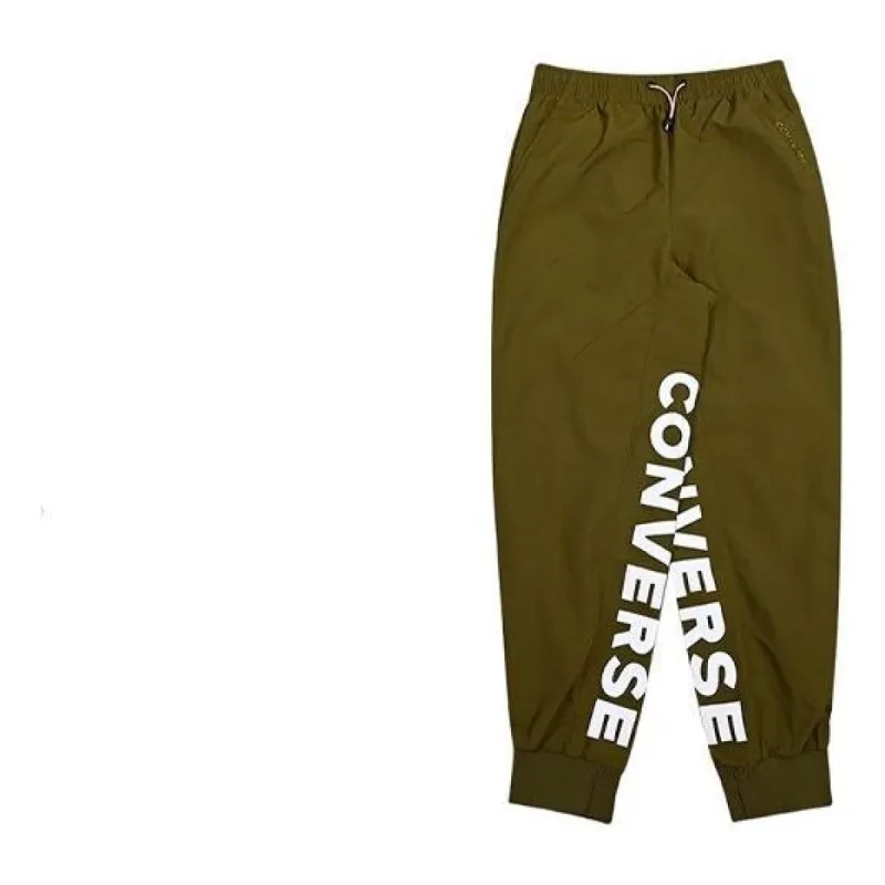 Converse Wordmark Jogger 'Olive Green' 10020008-A02 sold by KicksCrew