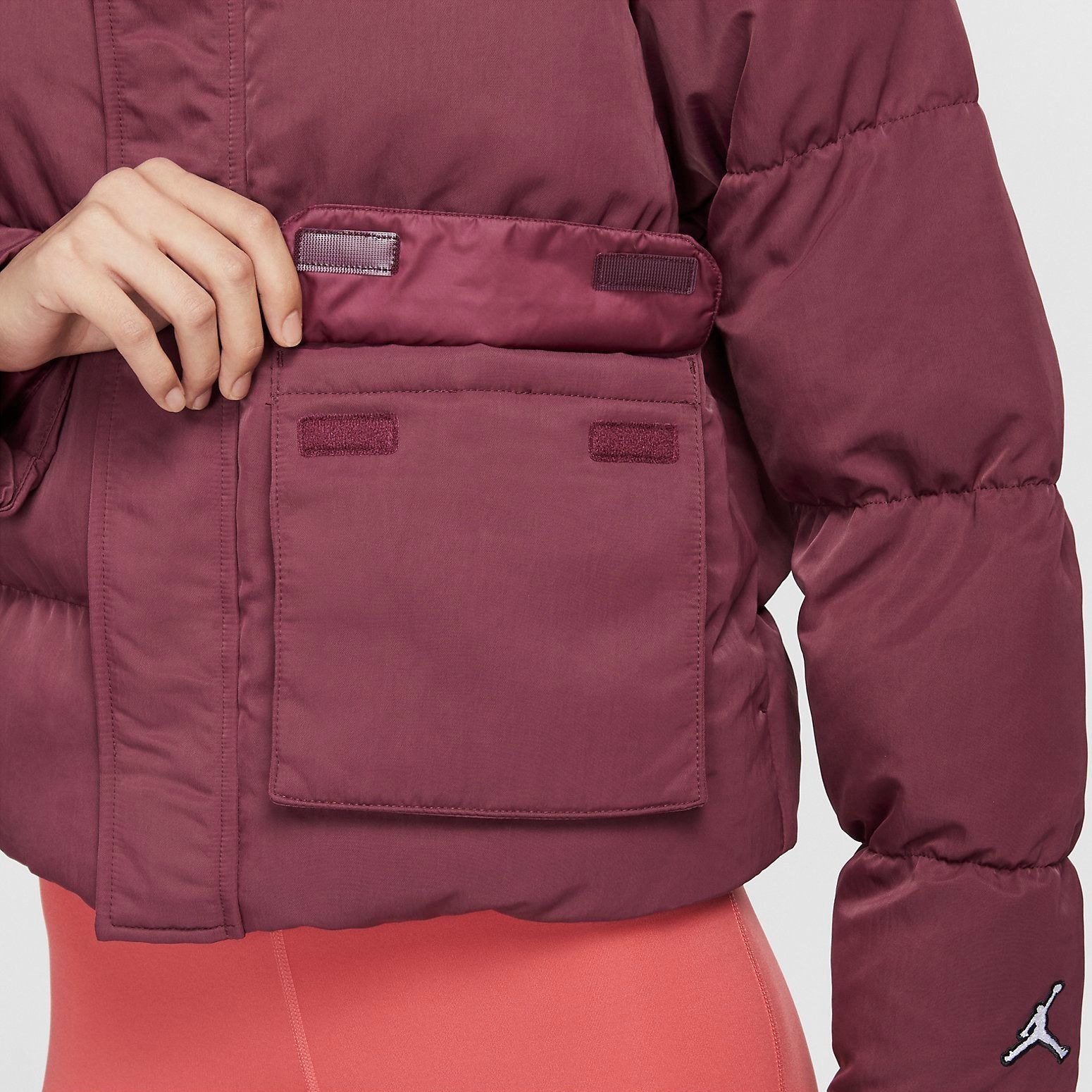 (WMNS) Air Jordan Windproof Warm Cotton Jacket 'Purple' DR0547-645 sold by KicksCrew product image thumbnail 4