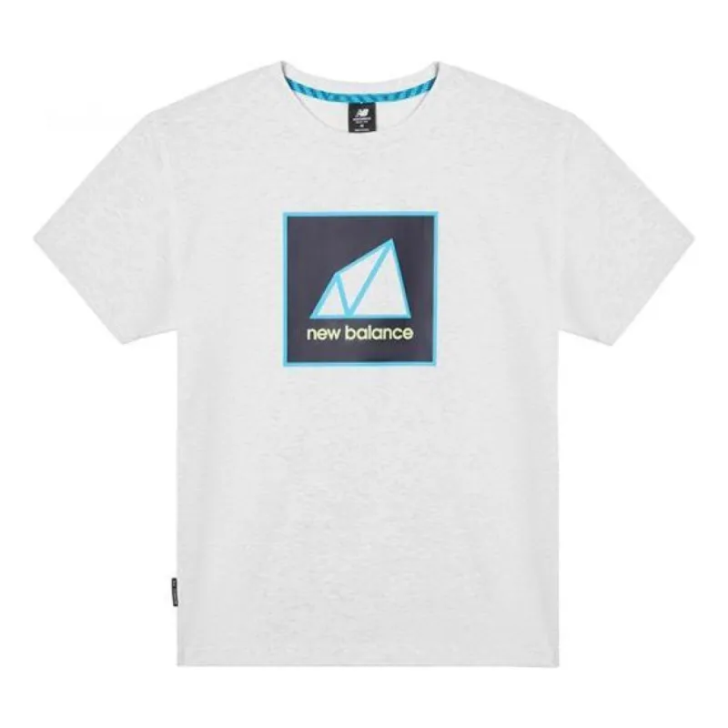 New Balance All Terrain Tee 'White Blue' MT11585-SAH sold by KicksCrew