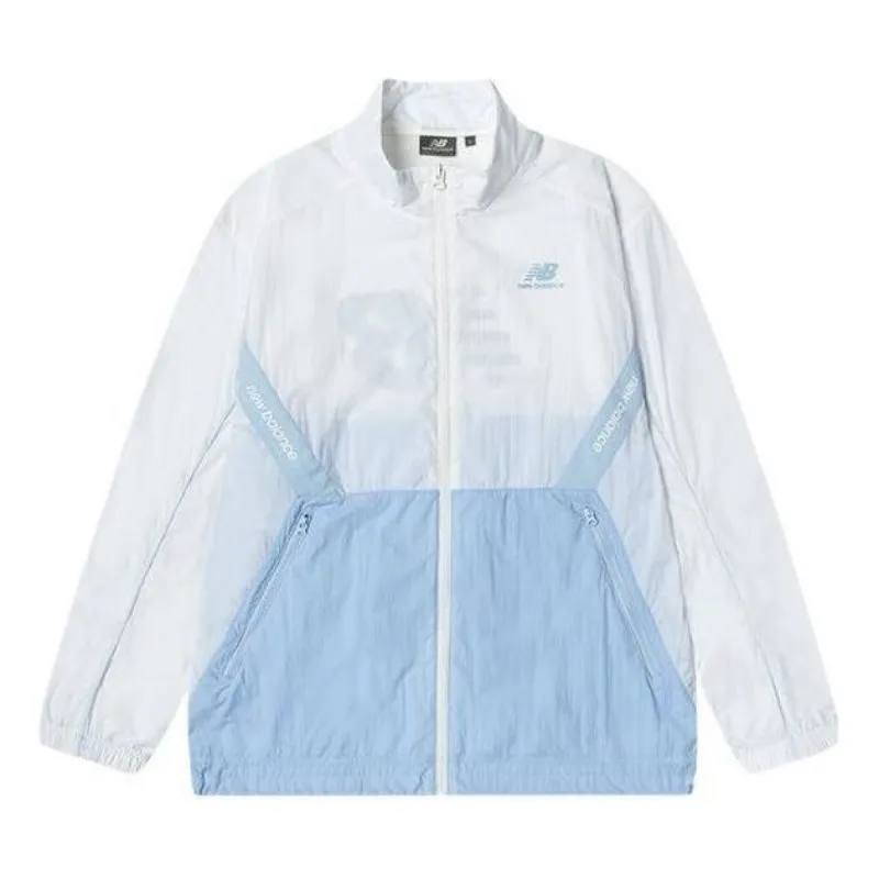 New Balance Summer Lifestyle Jacket 'White Light Blue' 5AC2U503-LBL sold by KicksCrew