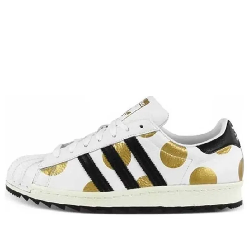 adidas Jeremy Scott x Superstar 80s Ripple 'Metallic Gold Polka Dots' G61527 sold by KicksCrew