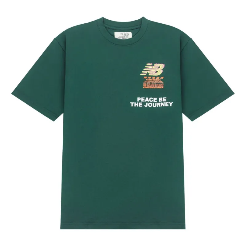 New Balance x Salehe Bembury Graphic Tee 'Green' MT11564-NWG sold by KicksCrew