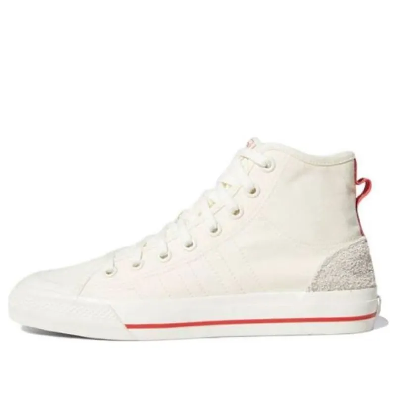 adidas Nizza Hi RF 'Off White Glory Red' EF5757 sold by KicksCrew