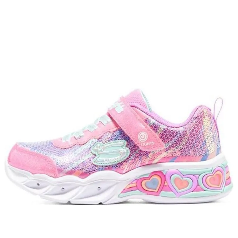 (PS) Skechers Sweetheart Lights 'Pink Multi' 302313L-PKMT sold by KicksCrew