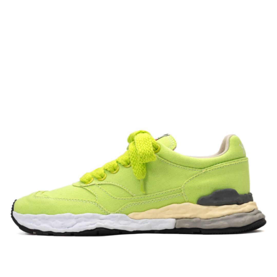 Maison MIHARA YASUHIRO GEORGE OG Sole Canvas Low-top Sneaker 'Green' A10FW703-GRN sold by KicksCrew