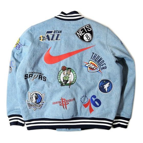 Supreme x Nike x NBA Teams Warm-Up Jacket 'Teal Multi-Color' SUP-SS18-772 sold by KicksCrew product image thumbnail 2