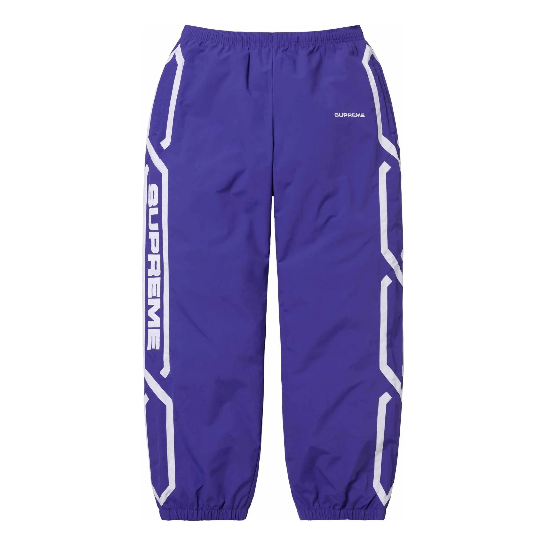 Supreme Inset Link Track Pants 'Purple White' SUP-SS24-079 sold by KicksCrew