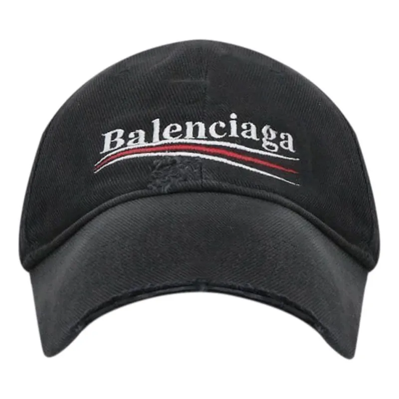 Balenciaga Political Campaign Distressed Cap 'Grey' 673320410B20107 sold by KicksCrew