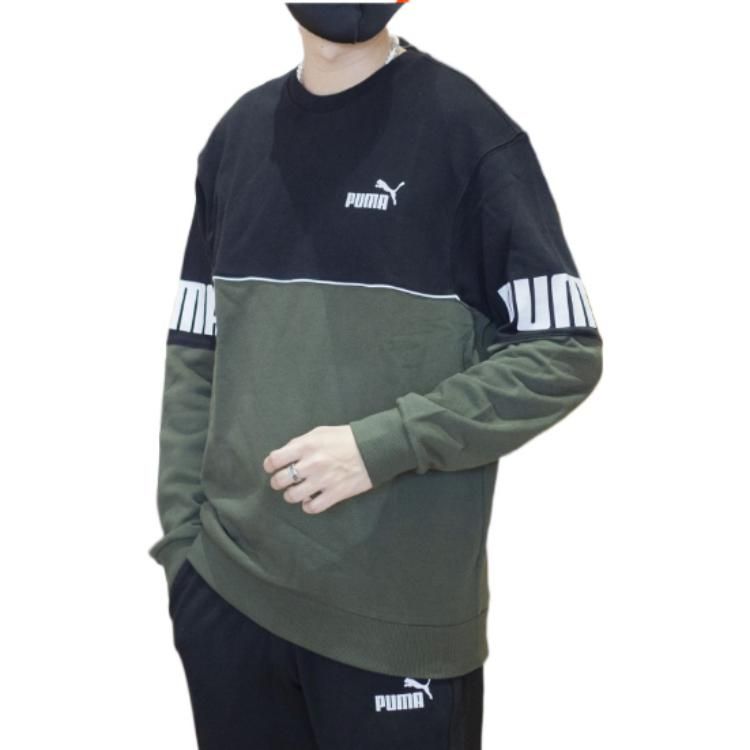 PUMA Power Colorblock Crew 'Black' 673498-70 sold by KicksCrew product image thumbnail 4