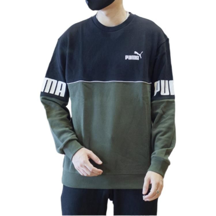 PUMA Power Colorblock Crew 'Black' 673498-70 sold by KicksCrew product image thumbnail 3