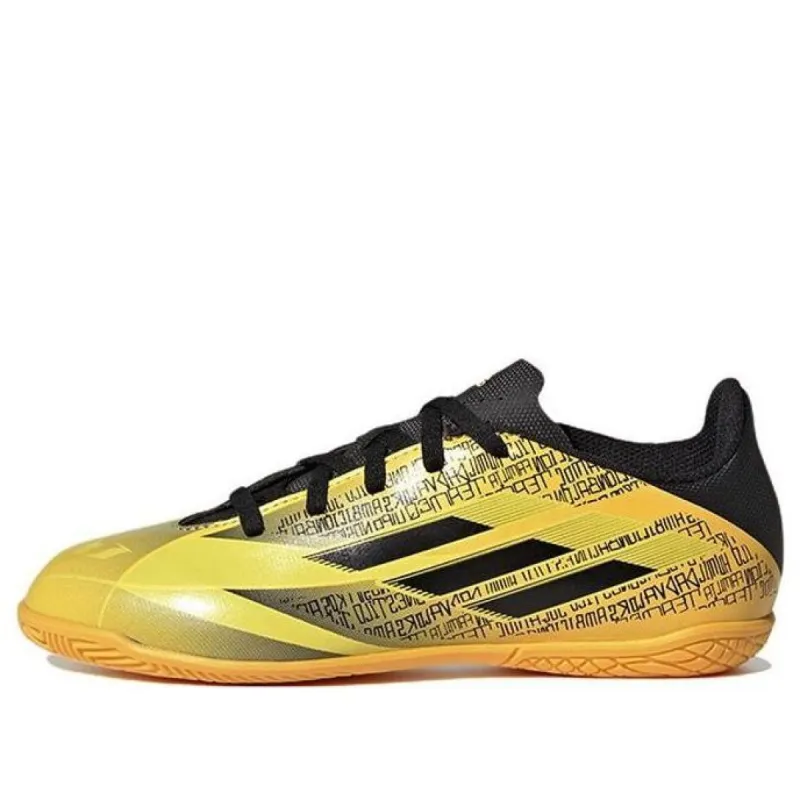 (GS) adidas X Speedflow Messi.4 Indoor 'Yellow Black' GW7428 sold by KicksCrew