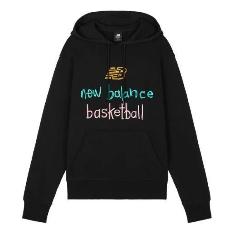 New Balance Swish Hoodie 'Black Aqua Pink' MT03614-BM sold by KicksCrew
