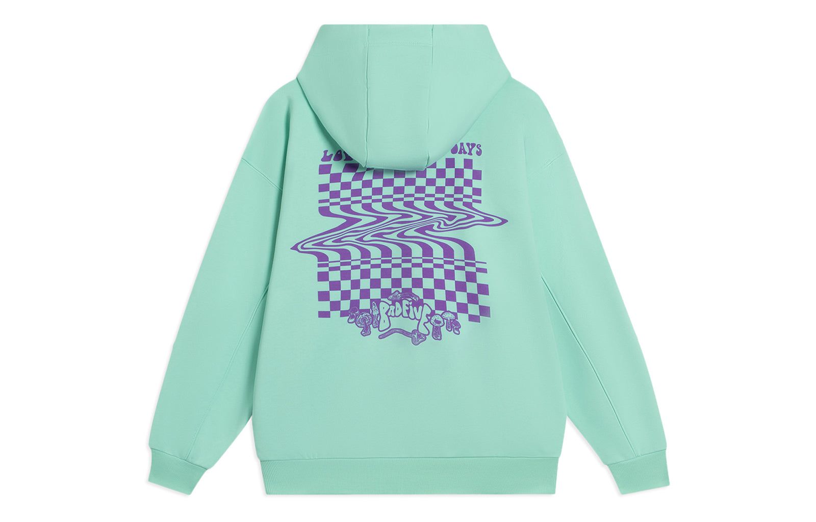 (WMNS) Li-Ning BadFive Graphic Hoodie 'Mint Green' AWDS646-3 sold by KicksCrew product image thumbnail 2