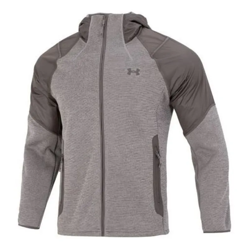 Under Armour ColdGear Swacket Hoodie Jacket 'Grey Heather' 1357475-176 sold by KicksCrew