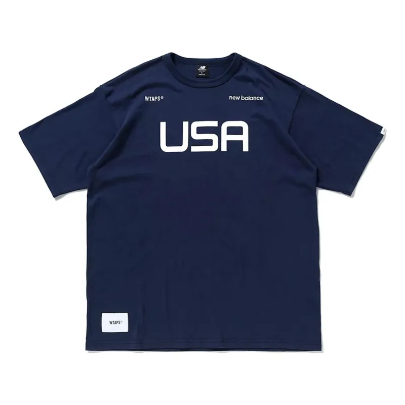 New Balance x WTAPS TC T-Shirt 'Navy White' MT01605E-CL sold by KicksCrew