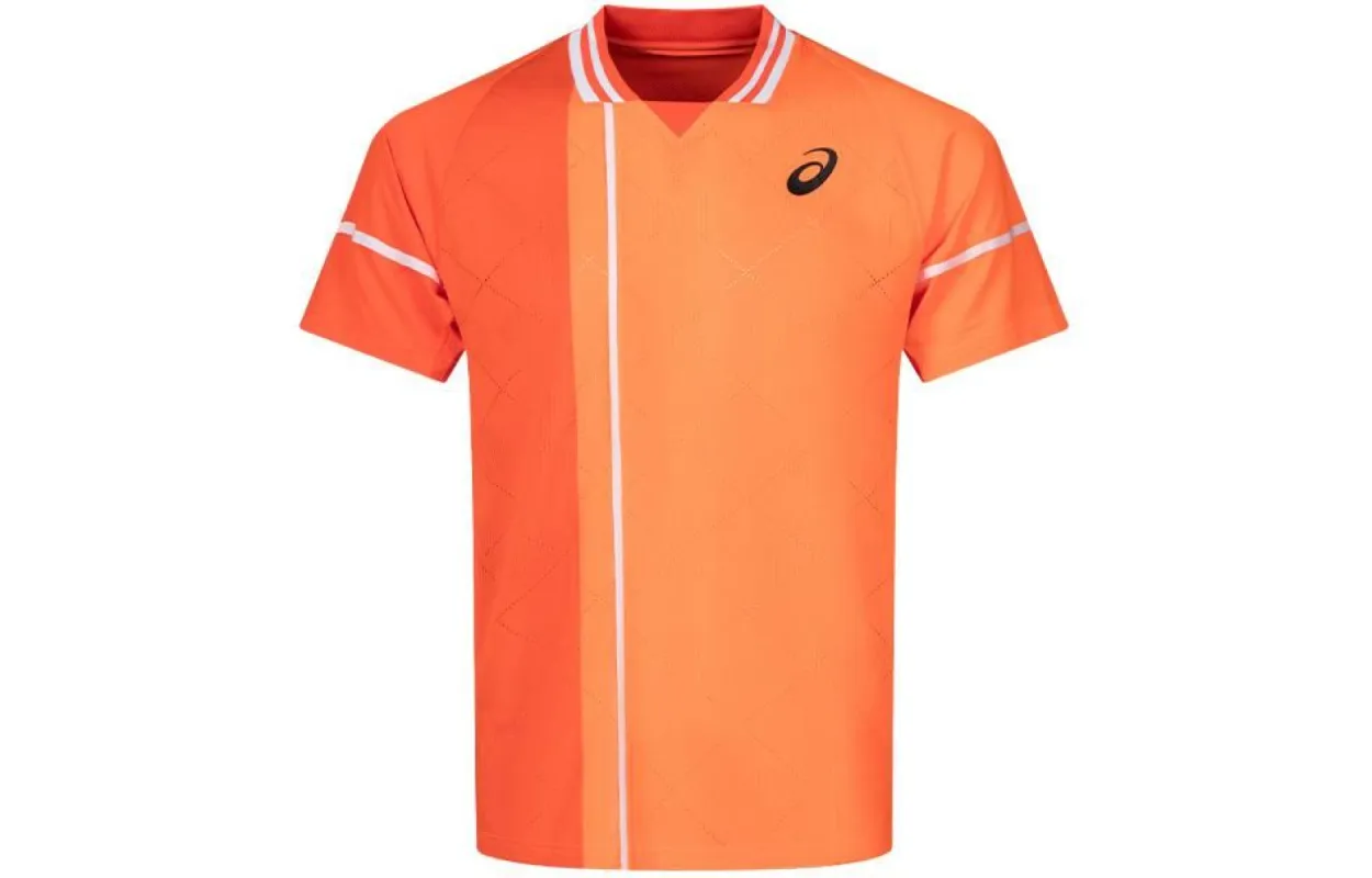 Asics Match ACTIBREEZE Tennis T-Shirt 'Orange' 2041A282-800 sold by KicksCrew