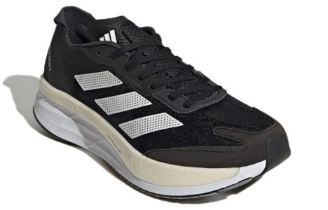 adidas Adizero Boston 11 Wide 'Black White Carbon' GV9630 sold by KicksCrew