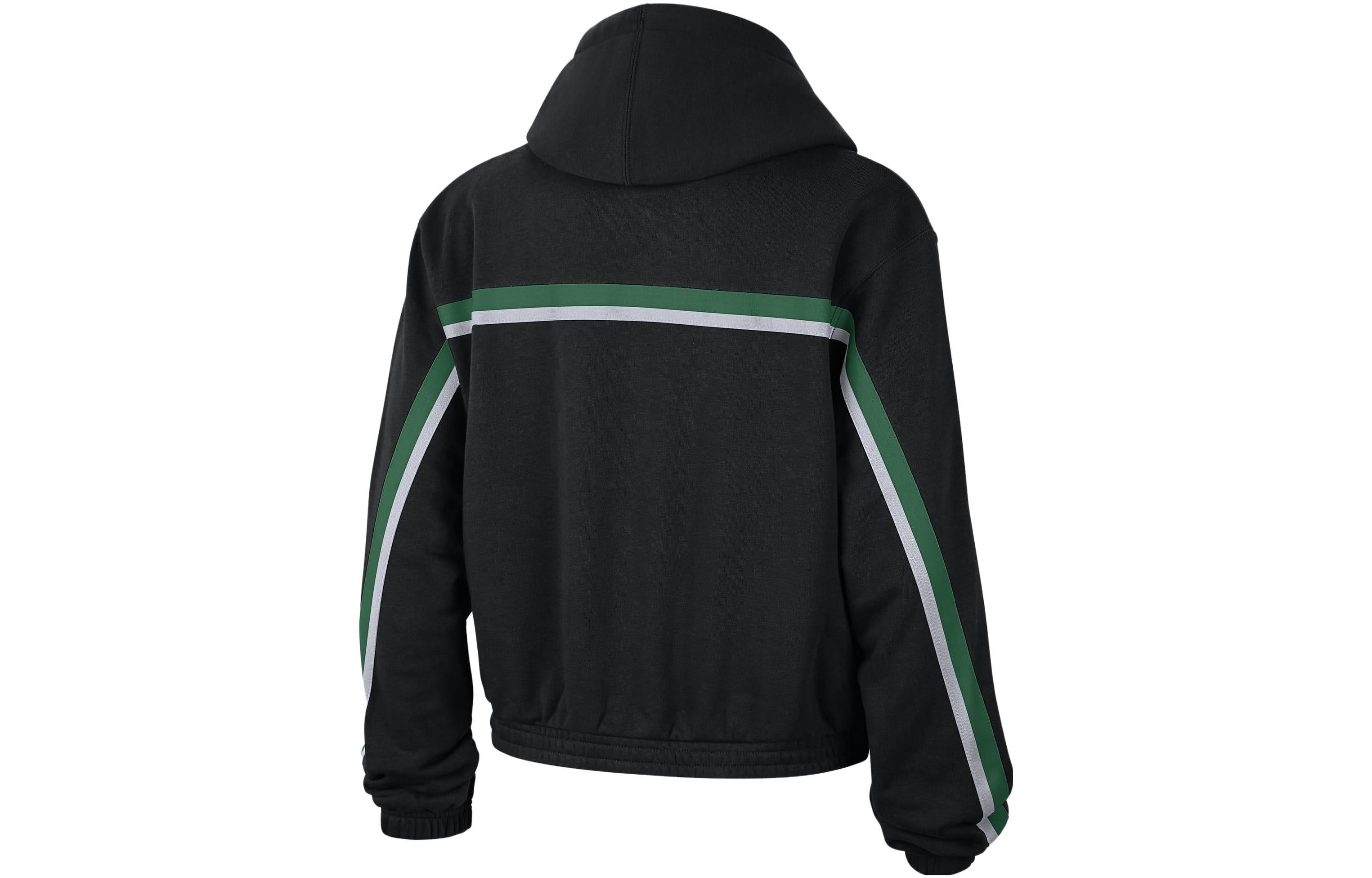 (WMNS) Air Jordan x NBA Boston Celtics Courtside Hoodie 'Black' DO0150-010 sold by KicksCrew product image thumbnail 2