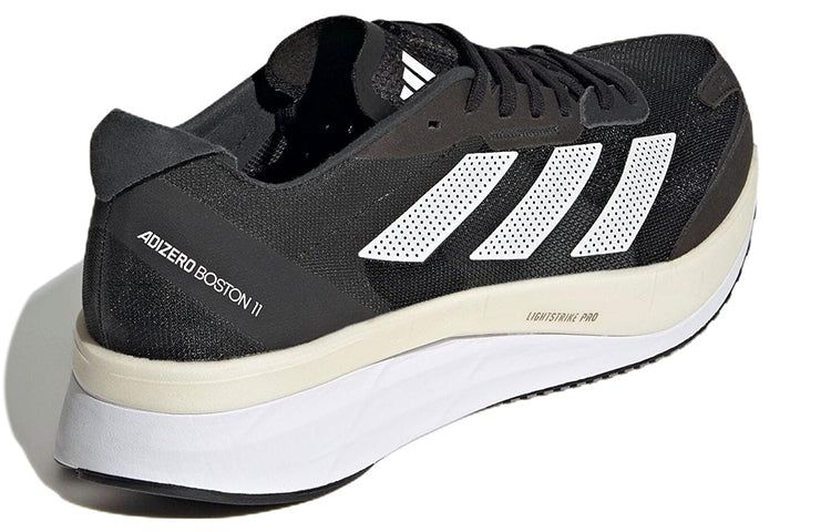 adidas Adizero Boston 11 Wide 'Black White Carbon' GV9630 sold by KicksCrew product image thumbnail 4
