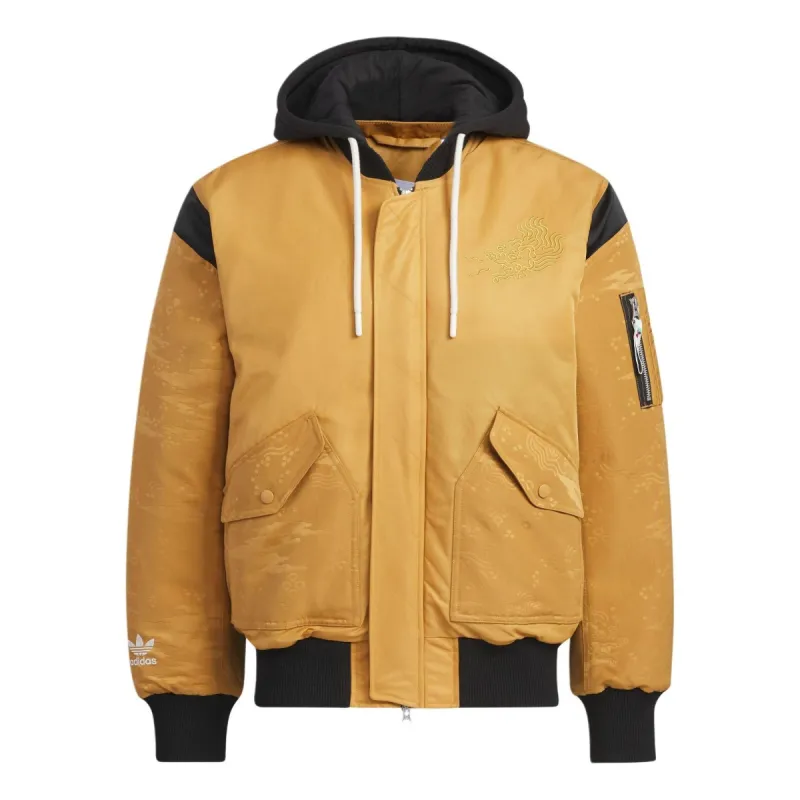 adidas Originals X Feifei Ruan Padded Ma Jacket 'Brown Black' IX4233 sold by KicksCrew