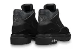 LOUIS VUITTON x NBA Oberkampf Ankle Boots 'Black' 1A8EMQ sold by KicksCrew