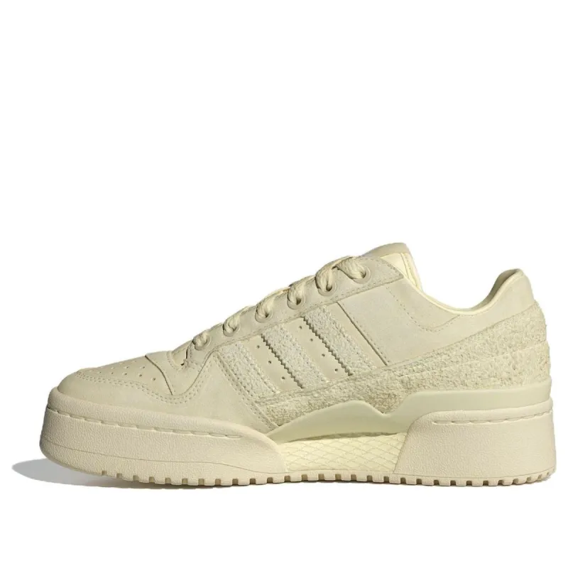 (WMNS) adidas Forum Bold Stripes 'Yellow Beige' ID3154 sold by KicksCrew