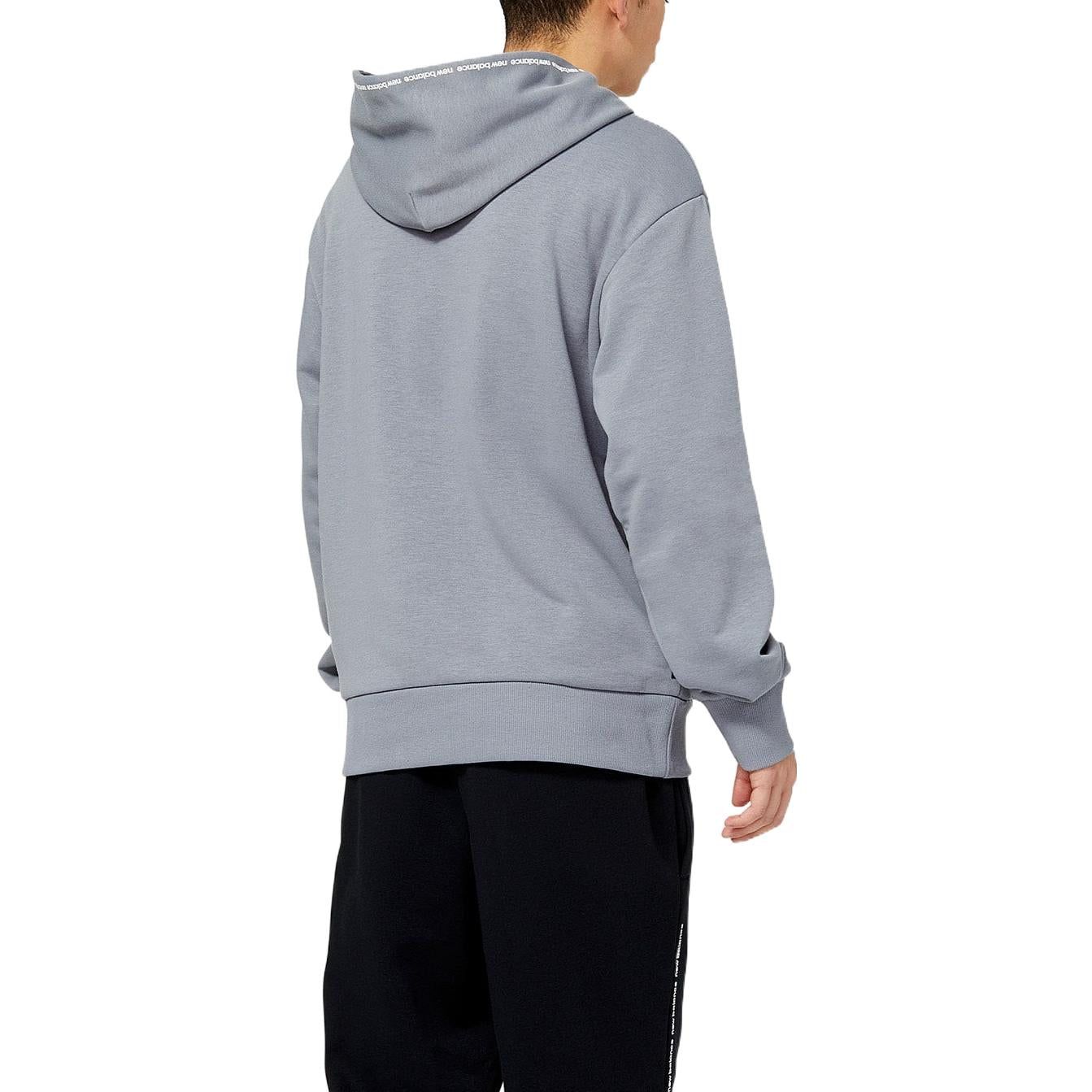 New Balance Essentials Magnify Linear Graphic Hoodie 'Gunmetal' MT23516-GNM sold by KicksCrew product image thumbnail 4