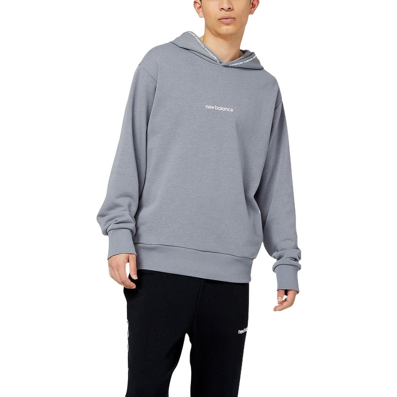 New Balance Essentials Magnify Linear Graphic Hoodie 'Gunmetal' MT23516-GNM sold by KicksCrew product image thumbnail 2