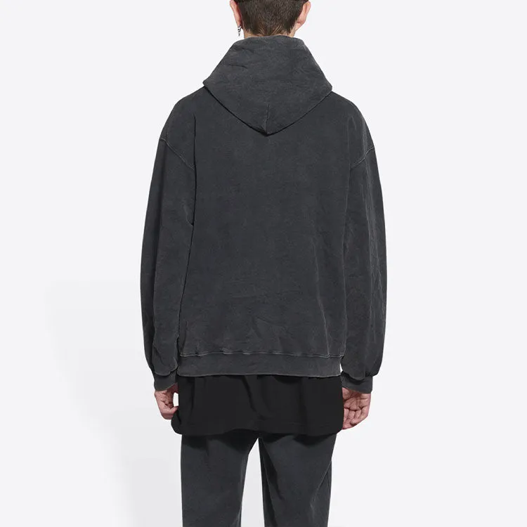 Balenciaga Sporty B Hoodie Medium Fit 'Black' 600583TLVA11070 sold by KicksCrew product image thumbnail 5