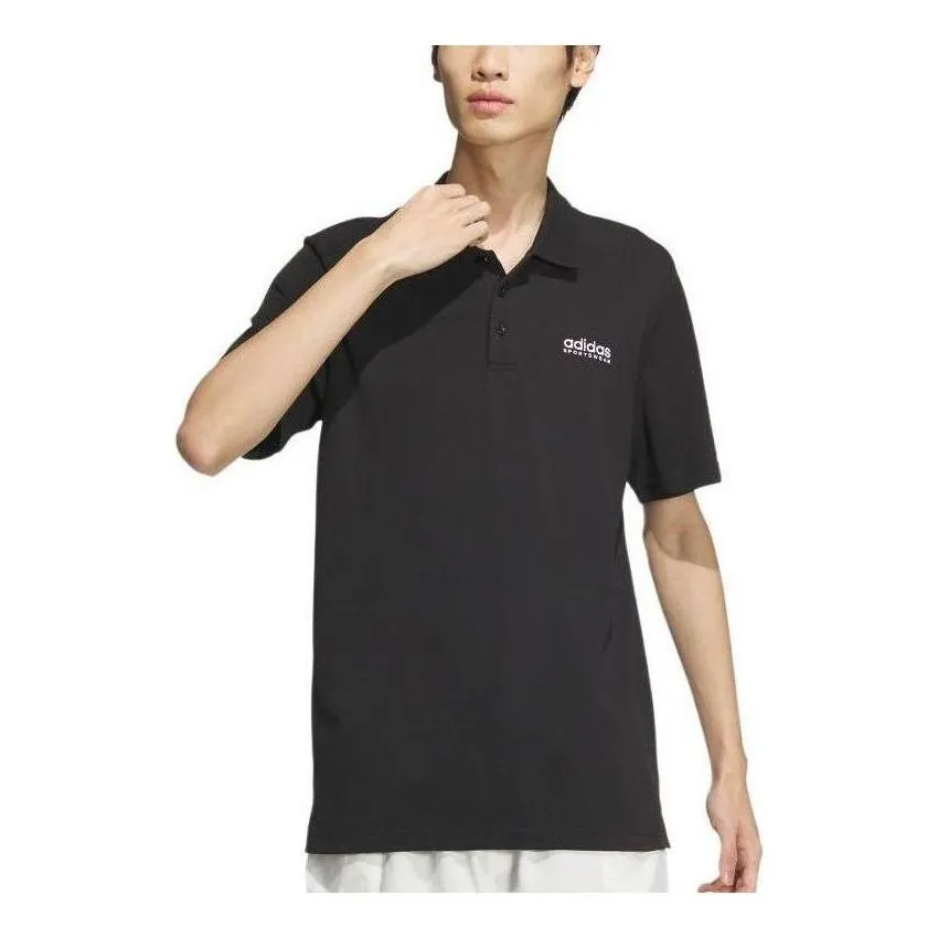 adidas Sport Polo Shirt 'Black' JI9052 sold by KicksCrew