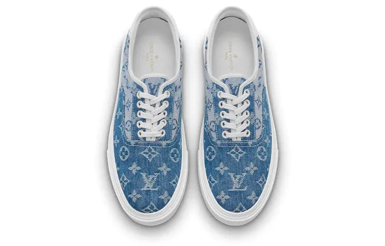LOUIS VUITTON Trocadero Sneakers 'Denim Monogram' 1A5YUR sold by KicksCrew product image thumbnail 4