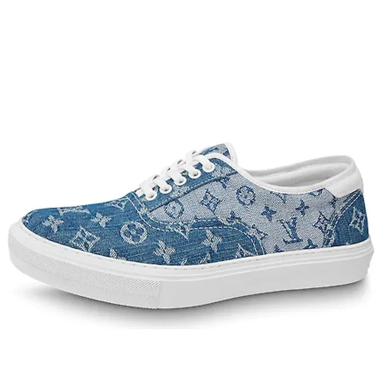 LOUIS VUITTON Trocadero Sneakers 'Denim Monogram' 1A5YUR sold by KicksCrew