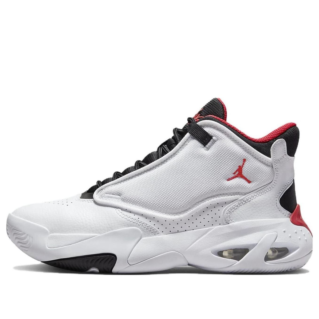 (GS) Air Jordan Max Aura 4 'White University Red' DQ8404-160 sold by KicksCrew