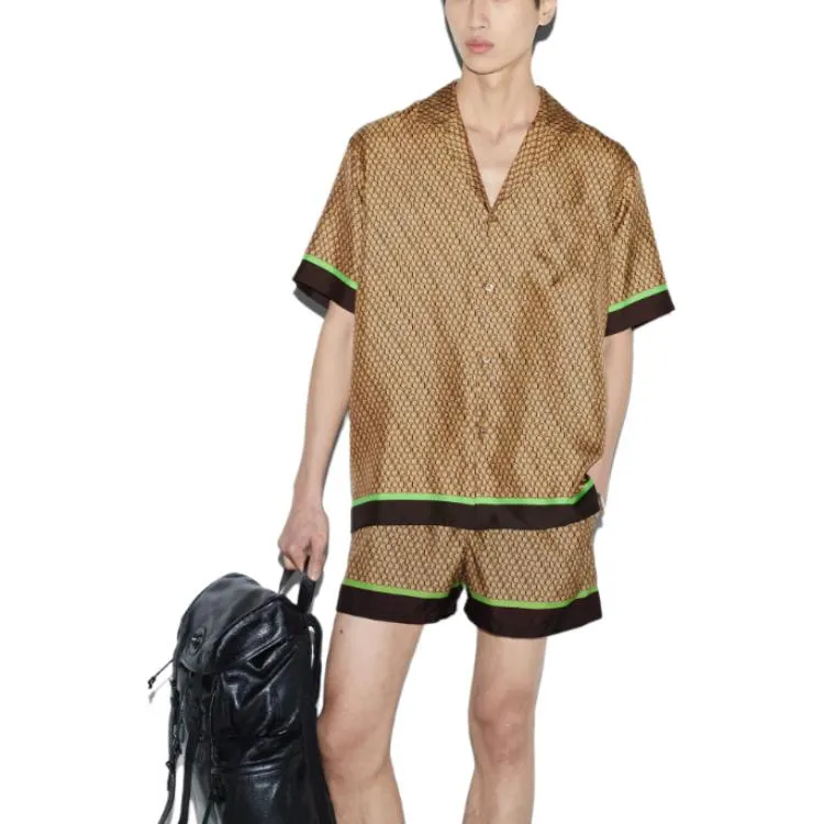 Gucci Allover Gucci Print Nylon Swim Shorts 'Beige Ebony' 791101-XHAJO-2270 sold by KicksCrew product image thumbnail 3