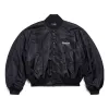 (WMNS) Balenciaga Political Campaign Varsity Jacket 'Black' 763434TNO271000 sold by KicksCrew