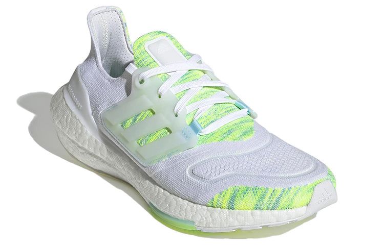(WMNS) Adidas UltraBoost 22 'White Bliss Blue Yellow' GX5926 sold by KicksCrew product image thumbnail 3