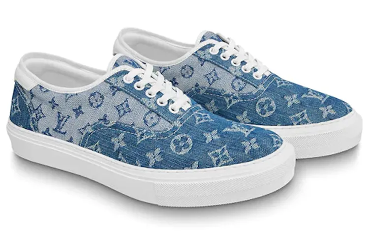 LOUIS VUITTON Trocadero Sneakers 'Denim Monogram' 1A5YUR sold by KicksCrew product image thumbnail 3